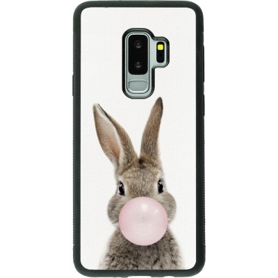 Coque Samsung Galaxy S9+ - Silicone rigide noir Easter 2023 bubble gum bunny