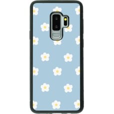 Coque Samsung Galaxy S9+ - Silicone rigide noir Easter 2024 daisy flower