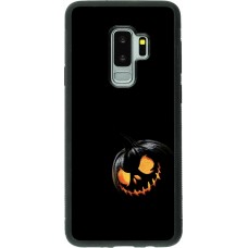 Coque Samsung Galaxy S9+ - Silicone rigide noir Halloween 2023 discreet pumpkin