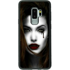 Coque Samsung Galaxy S9+ - Silicone rigide noir Halloween 2023 gothic vampire