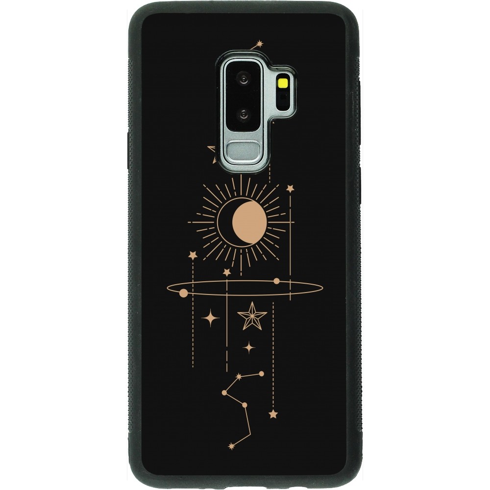 Coque Samsung Galaxy S9+ - Silicone rigide noir Spring 23 astro