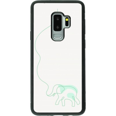 Coque Samsung Galaxy S9+ - Silicone rigide noir Spring 23 baby elephant