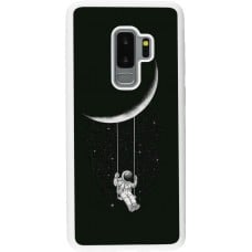 Coque Samsung Galaxy S9+ - Silicone rigide blanc Astro balançoire