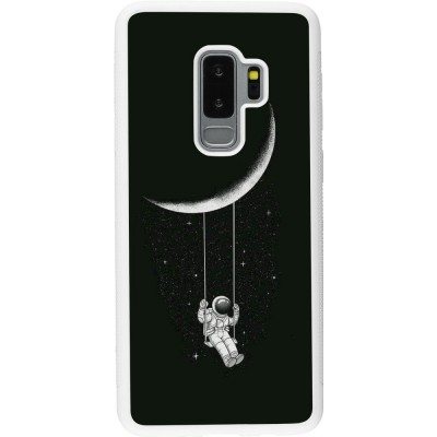 Coque Samsung Galaxy S9+ - Silicone rigide blanc Astro balançoire