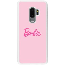 Coque Samsung Galaxy S9+ - Silicone rigide blanc Barbie Text