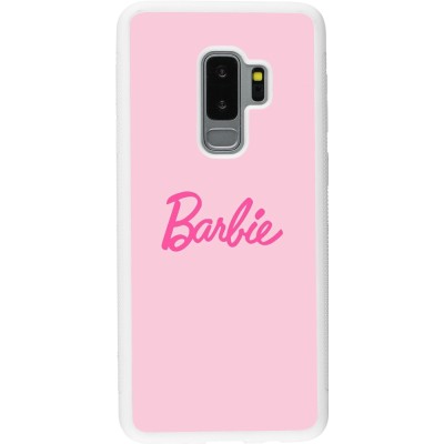 Coque Samsung Galaxy S9+ - Silicone rigide blanc Barbie Text