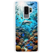 Coque Samsung Galaxy S9+ - Silicone rigide blanc Bora Bora Mer et Merveilles