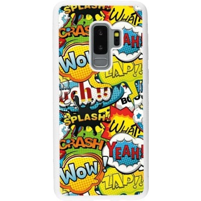 Coque Samsung Galaxy S9+ - Silicone rigide blanc Cartoons slogans