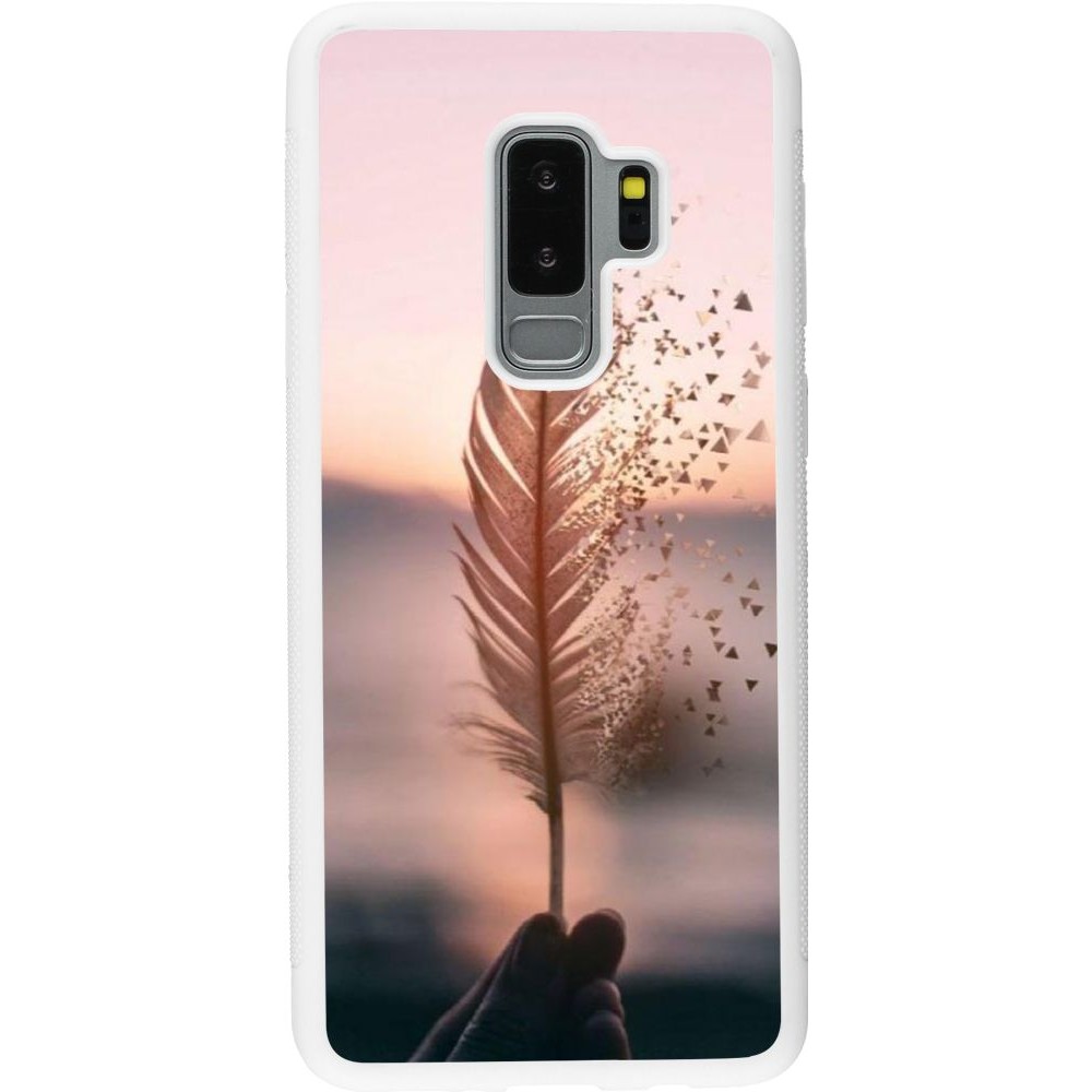 Coque Samsung Galaxy S9+ - Silicone rigide blanc Hello September 11 19