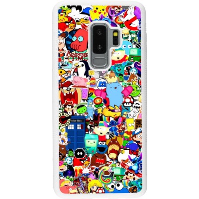 Coque Samsung Galaxy S9+ - Silicone rigide blanc Mixed cartoons