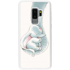 Coque Samsung Galaxy S9+ - Silicone rigide blanc Mom 1903