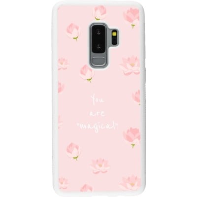 Coque Samsung Galaxy S9+ - Silicone rigide blanc Mom 2023 your are magical