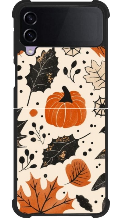 Coque Samsung Galaxy Z Flip3 5G - Silicone rigide noir Autumn 2024 nature