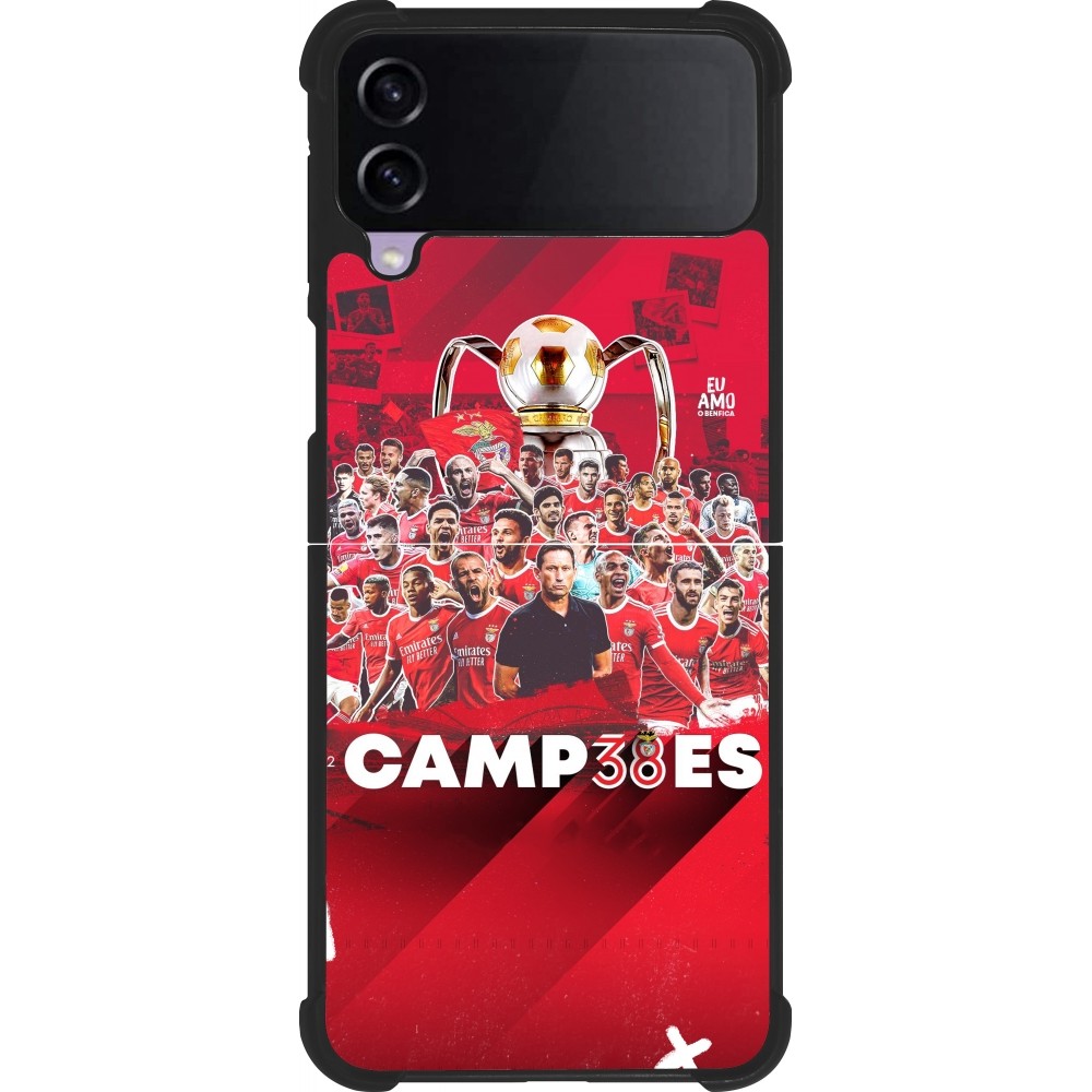 Samsung Galaxy Z Flip3 5G Case Hülle - Silikon schwarz Benfica Campeoes 2023