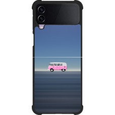 Samsung Galaxy Z Flip3 5G Case Hülle - Silikon schwarz Spring 23 pink bus