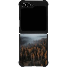 Coque Samsung Galaxy Z Flip5 - Silicone rigide noir Autumn 22 forest lanscape