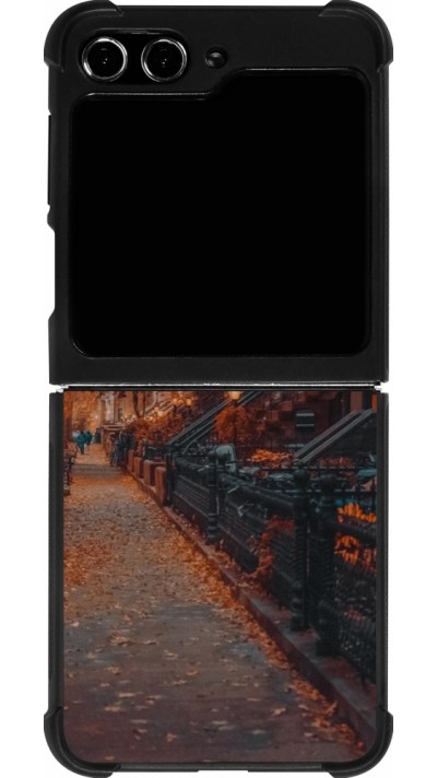 Coque Samsung Galaxy Z Flip5 - Silicone rigide noir Autumn 2024 city