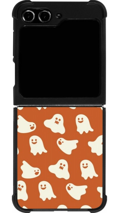 Coque Samsung Galaxy Z Flip5 - Silicone rigide noir Autumn 2024 mini ghosts