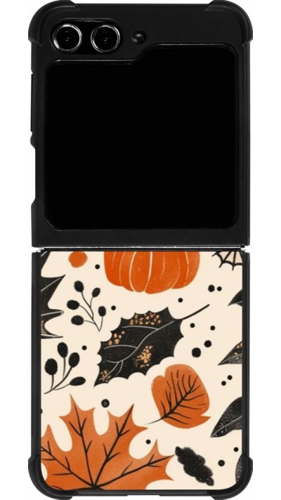 Coque Samsung Galaxy Z Flip5 - Silicone rigide noir Autumn 2024 nature