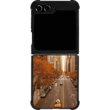 Coque Samsung Galaxy Z Flip5 - Silicone rigide noir Autumn 2024 New York city