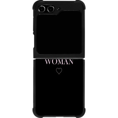 Coque Samsung Galaxy Z Flip5 - Silicone rigide noir Dangerous woman