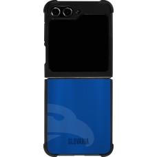 Coque Samsung Galaxy Z Flip5 - Silicone rigide noir Maillot de football Slovaquie