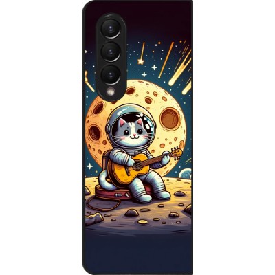 Coque Samsung Galaxy Z Fold3 5G - AstroCat RockLune