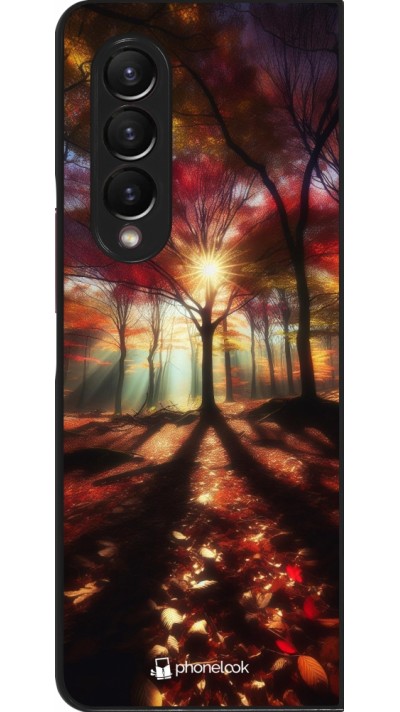 Coque Samsung Galaxy Z Fold3 5G - Automne doré glare