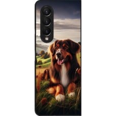 Coque Samsung Galaxy Z Fold3 5G - Chien Campagne Suisse