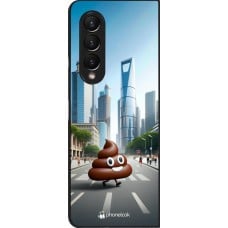 Coque Samsung Galaxy Z Fold3 5G - Emoji Caca walk