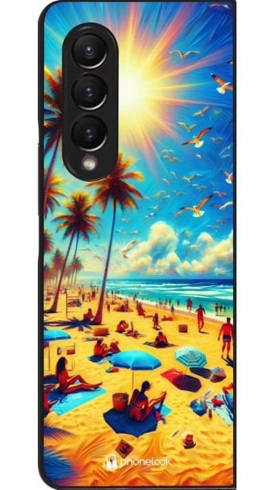 Coque Samsung Galaxy Z Fold3 5G - Été Paradis Paint