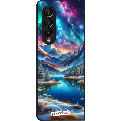 Coque Samsung Galaxy Z Fold3 5G - Fantasy Mountain Lake Sky Stars