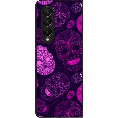 Coque Samsung Galaxy Z Fold3 5G - Halloween 2023 pink skulls