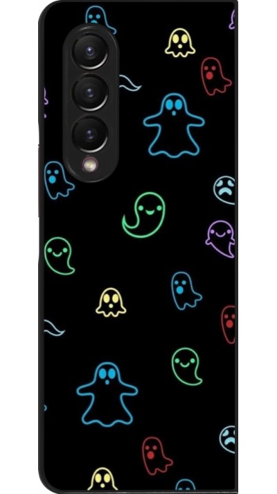 Coque Samsung Galaxy Z Fold3 5G - Halloween 2024 colorful ghosts