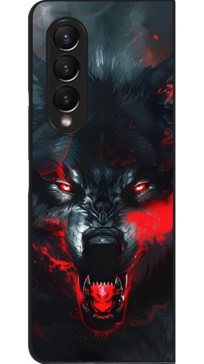 Coque Samsung Galaxy Z Fold3 5G - Halloween 2024 mad werewolf