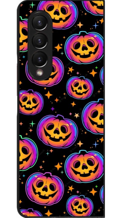 Coque Samsung Galaxy Z Fold3 5G - Halloween 2024 rainbow pumpkins