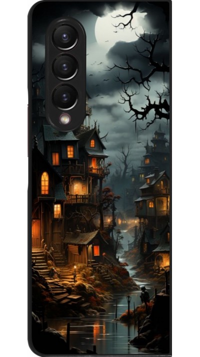 Coque Samsung Galaxy Z Fold3 5G - Halloween 2024 scary town