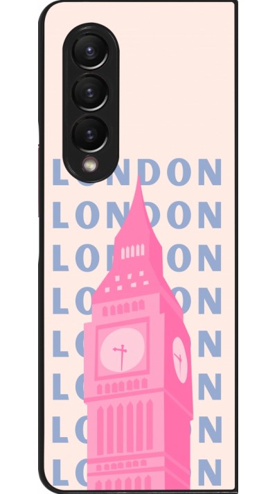 Coque Samsung Galaxy Z Fold3 5G - London Pink Print