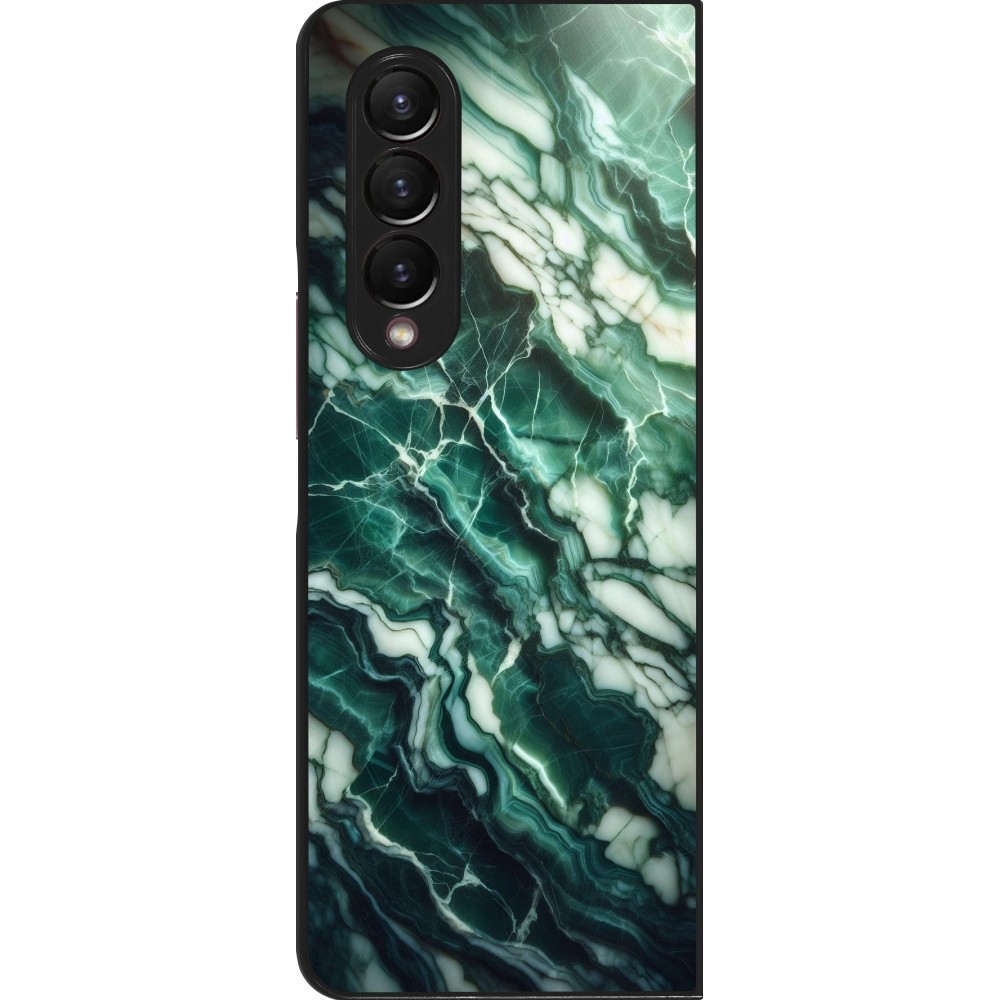 Coque Samsung Galaxy Z Fold3 5G - Marbre vert majestueux