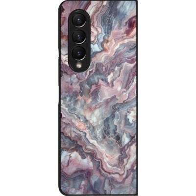 Coque Samsung Galaxy Z Fold3 5G - Marbre violette argentée