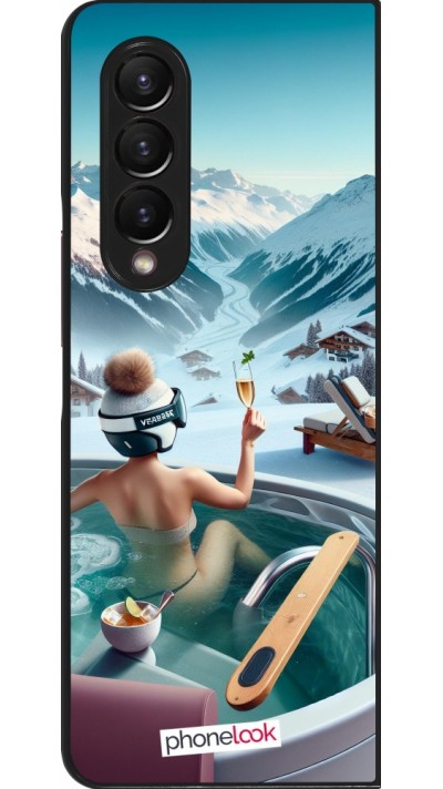 Coque Samsung Galaxy Z Fold3 5G - Montagne Glamour Jacuzzi