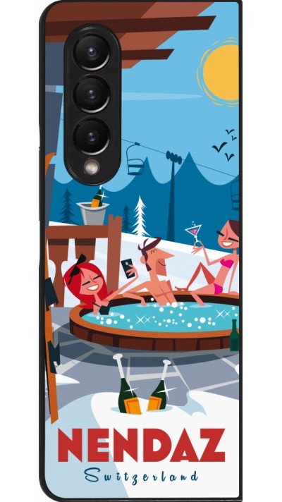 Coque Samsung Galaxy Z Fold3 5G - Nendaz Mountain Jacuzzi