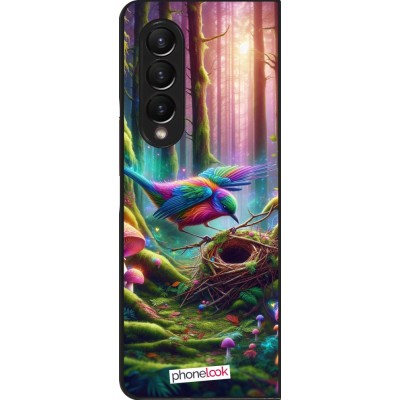 Coque Samsung Galaxy Z Fold3 5G - Oiseau Nid Forêt