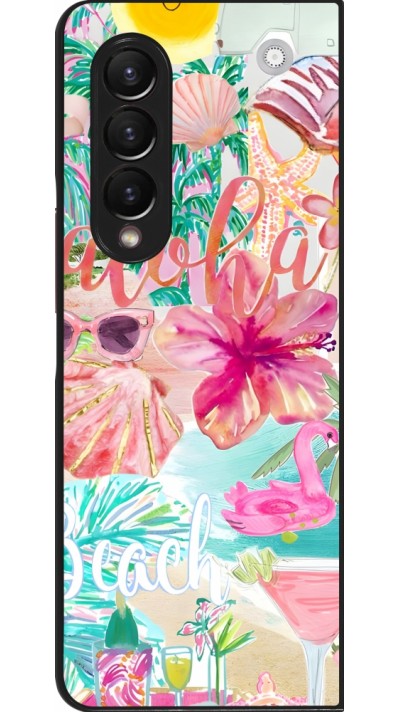 Coque Samsung Galaxy Z Fold3 5G - Preppy Collage Aloha