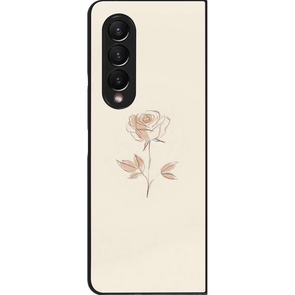 Coque Samsung Galaxy Z Fold3 5G - Sable Rose Minimaliste