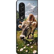 Coque Samsung Galaxy Z Fold3 5G - Vache montagne Valais