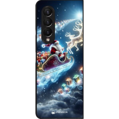 Coque Samsung Galaxy Z Fold3 5G - Noël 2023 Père Noël enchanté