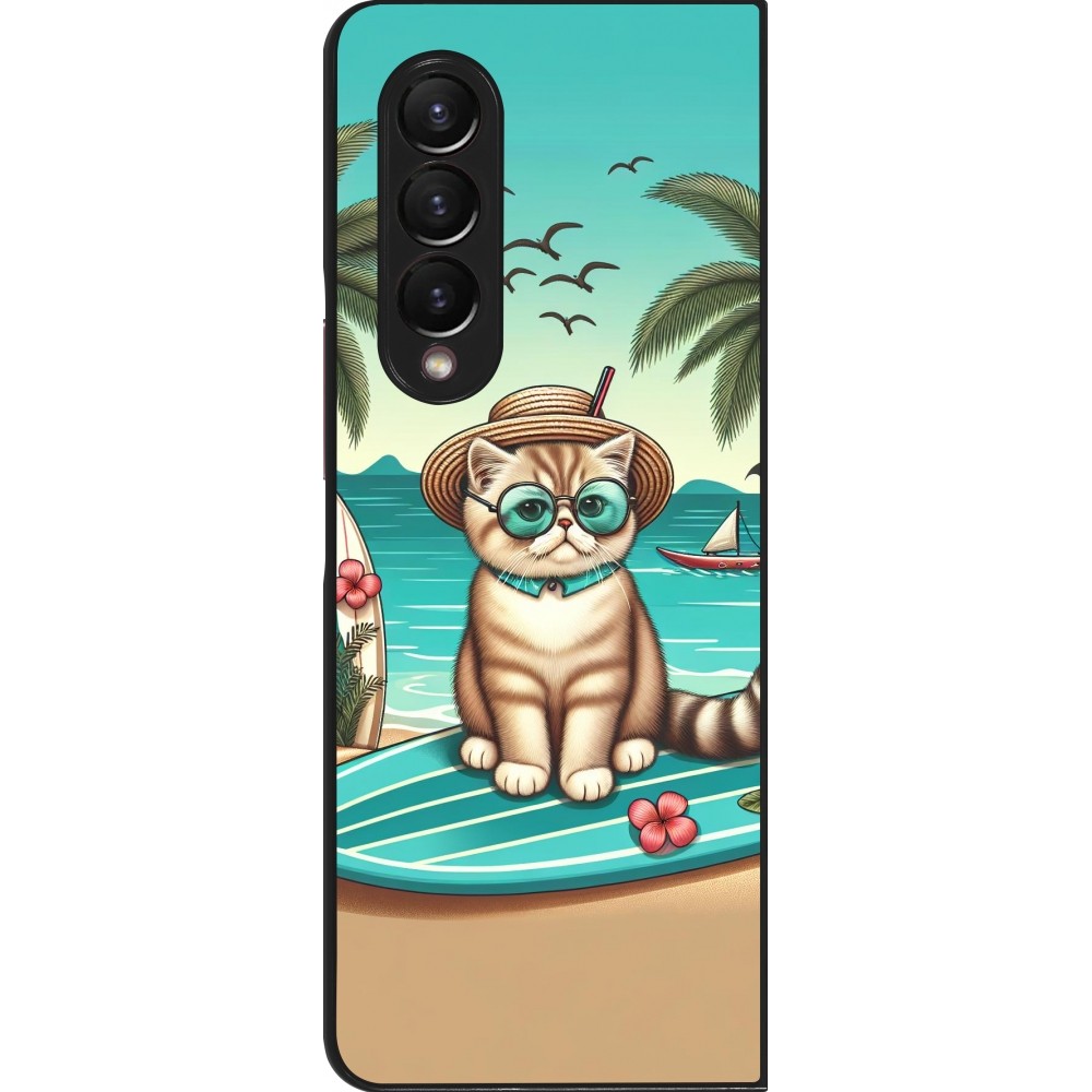 Coque Samsung Galaxy Z Fold4 - Chat Surf Style