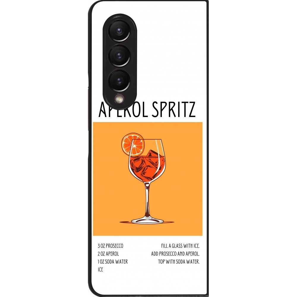 Coque Samsung Galaxy Z Fold4 - Cocktail recette Aperol Spritz