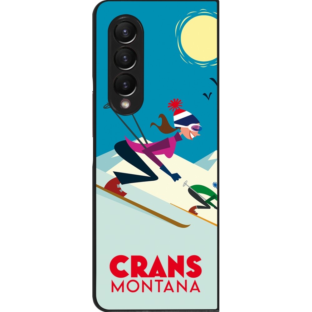 Coque Samsung Galaxy Z Fold4 - Crans-Montana Ski Downhill